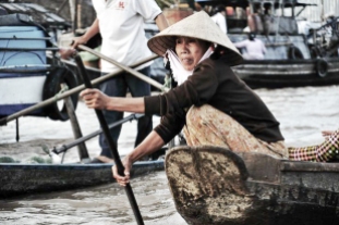 la vita lungo il Mekong